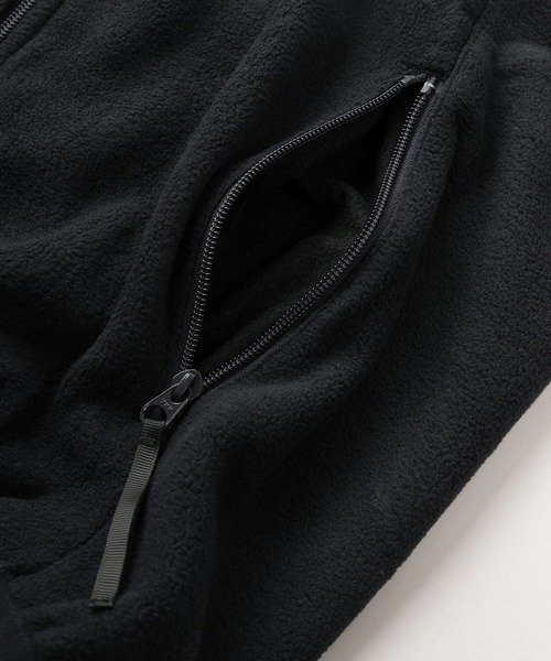 Gramicci（グラミチ）の「【GRAMICCI/グラミチ】ワンポイントロゴ 刺繍デザイン サーマルフリースジャケット/THERMAL FLEECE JACKET（ブルゾン・メンズ・リアルツリーカモ/ダークネイビー・M/L/XL）」の8枚目の写真