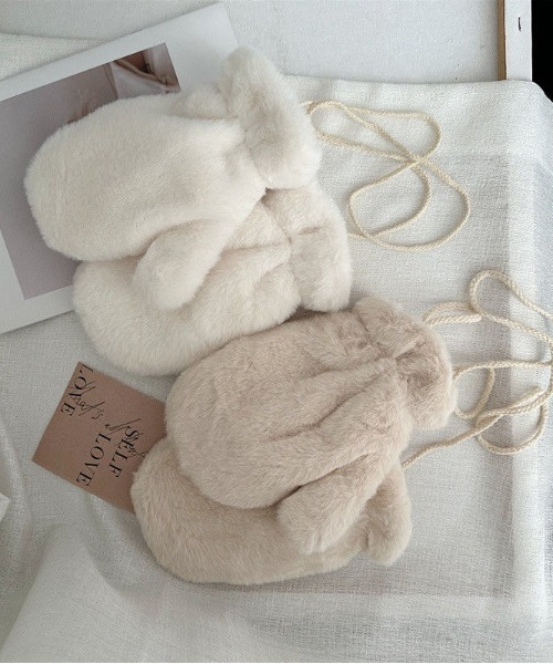 UGG キルティングフェイクファーミトン UGG® AW UGGfluff Mitten for Women | UGG®