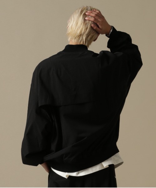 【新品タグ付】DANKE SCHÖN MA-1 ジャケット M ブラック DankeSchon/ダンケシェーン/COATING ZIP MA-1 | L.H.P（エルエイチピー