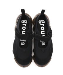 靴 grounds JEWELRY MARY JANE 24cm Grounds Jewelry Mary Jane Grey Sneakers for Women | UJNG