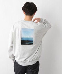 乾きやすいスウェットプリント長袖/M/975733