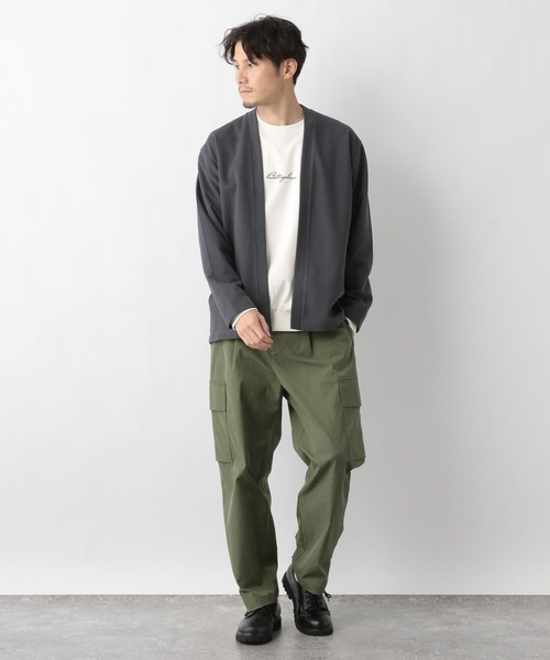 GLOBAL WORK（グローバルワーク）の「乾きやすいスウェットプリント長袖/M/975733（スウェット・メンズ・ホワイト/チャコールグレー/ネイビー/サックスブルー/グリーン/杢グレー/ホワイト系その他6/グレー系その他6・SMALL/MEDIUM/LARGE/X-LARGE）」の16枚目の写真