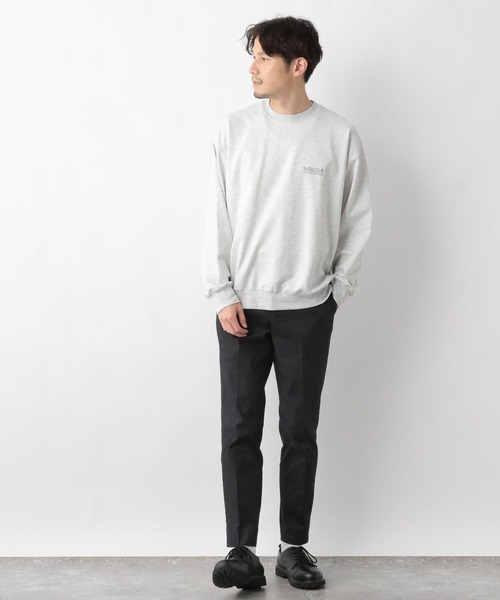 GLOBAL WORK（グローバルワーク）の「乾きやすいスウェットプリント長袖/M/975733（スウェット・メンズ・ホワイト/チャコールグレー/ネイビー/サックスブルー/グリーン/杢グレー/ホワイト系その他6/グレー系その他6・SMALL/MEDIUM/LARGE/X-LARGE）」の11枚目の写真