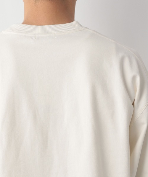 GLOBAL WORK（グローバルワーク）の「乾きやすいスウェットプリント長袖/M/975733（スウェット・メンズ・ホワイト/チャコールグレー/ネイビー/サックスブルー/グリーン/杢グレー/ホワイト系その他6/グレー系その他6・SMALL/MEDIUM/LARGE/X-LARGE）」の20枚目の写真