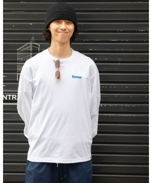 ELEMENT(エレメント)の「ELEMENT メンズ ELEMENTALITY LS ロンT/エレメントバックプリント長袖ロンT(Tシャツ/カットソー・メンズ・ブラック/ベージュ/ホワイト・LARGE/X-LARGE/MEDIUM)」の22枚目の写真