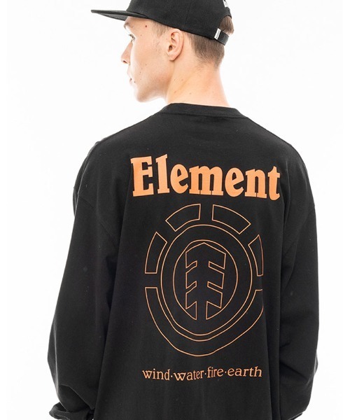 ELEMENT(エレメント)の「ELEMENT メンズ ELEMENTALITY LS ロンT/エレメントバックプリント長袖ロンT(Tシャツ/カットソー・メンズ・ブラック/ベージュ/ホワイト・LARGE/X-LARGE/MEDIUM)」の6枚目の写真