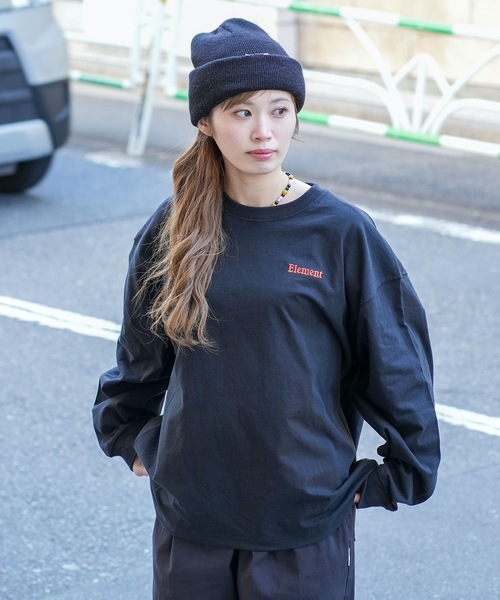 ELEMENT(エレメント)の「ELEMENT メンズ ELEMENTALITY LS ロンT/エレメントバックプリント長袖ロンT(Tシャツ/カットソー・メンズ・ブラック/ベージュ/ホワイト・LARGE/X-LARGE/MEDIUM)」の4枚目の写真
