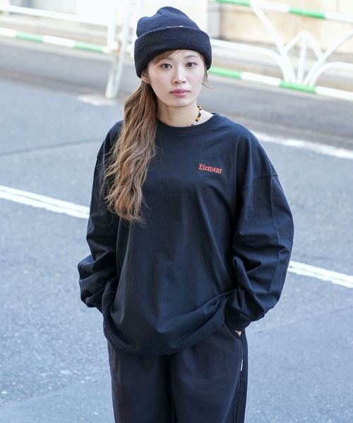 ELEMENT(エレメント)の「ELEMENT メンズ ELEMENTALITY LS ロンT/エレメントバックプリント長袖ロンT(Tシャツ/カットソー・メンズ・ブラック/ベージュ/ホワイト・LARGE/X-LARGE/MEDIUM)」の5枚目の写真