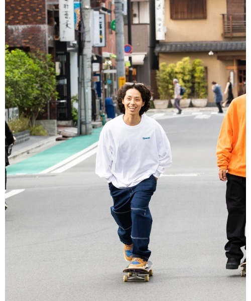 ELEMENT(エレメント)の「ELEMENT メンズ ELEMENTALITY LS ロンT/エレメントバックプリント長袖ロンT(Tシャツ/カットソー・メンズ・ブラック/ベージュ/ホワイト・LARGE/X-LARGE/MEDIUM)」の19枚目の写真