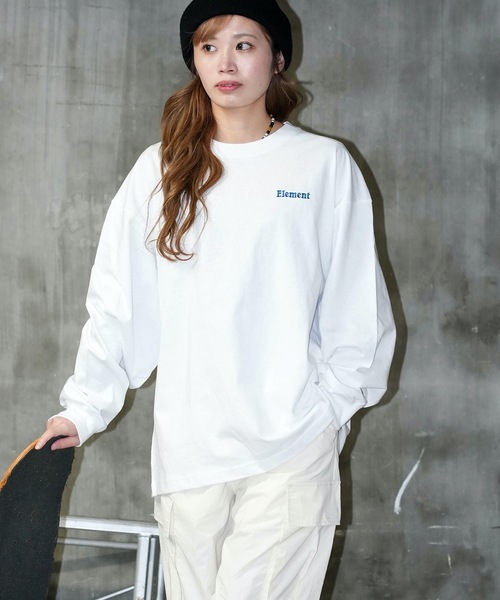 ELEMENT(エレメント)の「ELEMENT メンズ ELEMENTALITY LS ロンT/エレメントバックプリント長袖ロンT(Tシャツ/カットソー・メンズ・ブラック/ベージュ/ホワイト・LARGE/X-LARGE/MEDIUM)」の16枚目の写真
