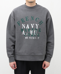 EDIFICE | 【TEXTILE PAINT】クルーネック スウェット(スウェット)