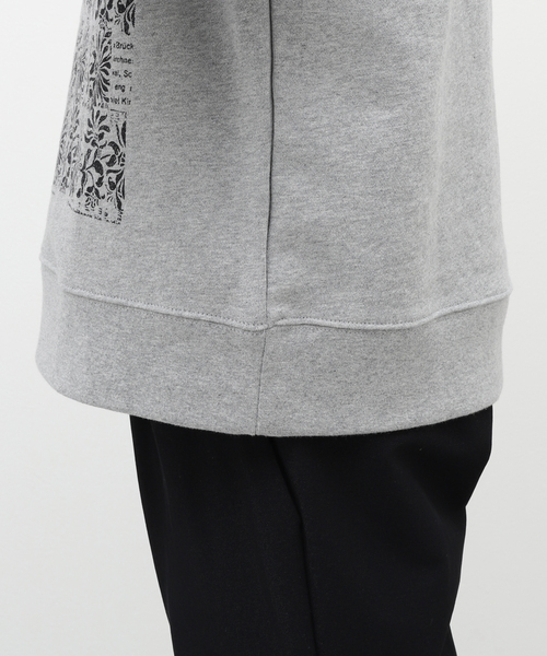 EDIFICE（エディフィス）の「【TEXTILE PAINT】クルーネック スウェット（スウェット・メンズ・ブラック/グレー/ホワイト/レッド・MEDIUM/LARGE）」の13枚目の写真