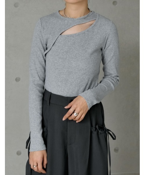 トップス re SLY | FRONT HOOK RIB トップス (ニット ) |SHEL'TTER WEBSTORE