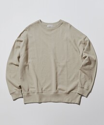 ◆【WEB限定】USAコットン裏毛スウェットクルーネック