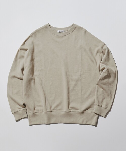 tk.TAKEO KIKUCHI（ティーケータケオキクチ）の「◆【WEB限定】USAコットン裏毛スウェットクルーネック（スウェット・メンズ・カーキ/ライトグレー系6/ブルー/ベージュ/ブラック・02/03/04）」の4枚目の写真