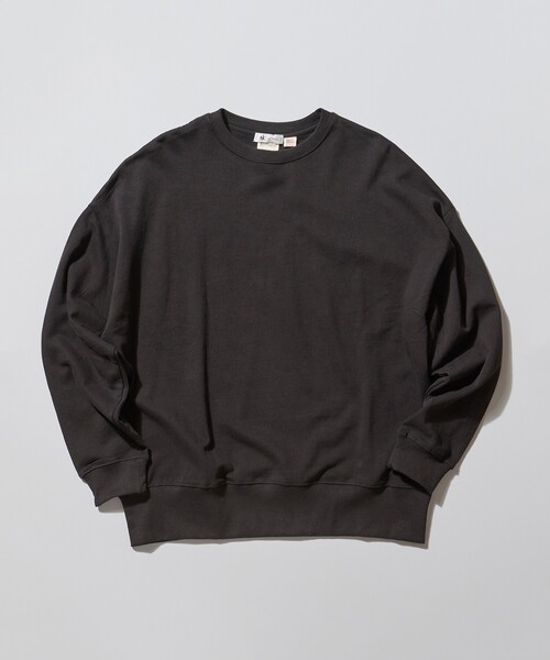 tk.TAKEO KIKUCHI（ティーケータケオキクチ）の「◆【WEB限定】USAコットン裏毛スウェットクルーネック（スウェット・メンズ・カーキ/ライトグレー系6/ブルー/ベージュ/ブラック・02/03/04）」の2枚目の写真