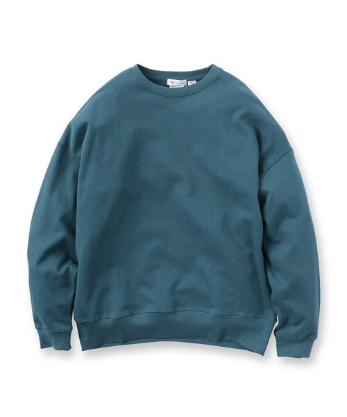 tk.TAKEO KIKUCHI（ティーケータケオキクチ）の「◆【WEB限定】USAコットン裏毛スウェットクルーネック（スウェット・メンズ・カーキ/ライトグレー系6/ブルー/ベージュ/ブラック・02/03/04）」の6枚目の写真