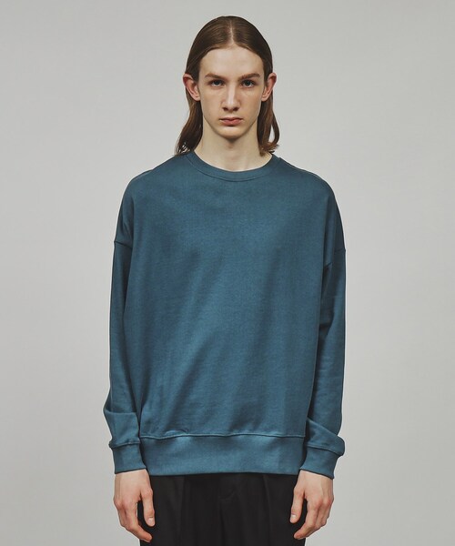 tk.TAKEO KIKUCHI（ティーケータケオキクチ）の「◆【WEB限定】USAコットン裏毛スウェットクルーネック（スウェット・メンズ・カーキ/ライトグレー系6/ブルー/ベージュ/ブラック・02/03/04）」の7枚目の写真