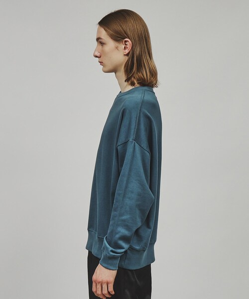 tk.TAKEO KIKUCHI（ティーケータケオキクチ）の「◆【WEB限定】USAコットン裏毛スウェットクルーネック（スウェット・メンズ・カーキ/ライトグレー系6/ブルー/ベージュ/ブラック・02/03/04）」の8枚目の写真