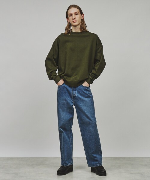 tk.TAKEO KIKUCHI（ティーケータケオキクチ）の「◆【WEB限定】USAコットン裏毛スウェットクルーネック（スウェット・メンズ・カーキ/ライトグレー系6/ブルー/ベージュ/ブラック・02/03/04）」の21枚目の写真