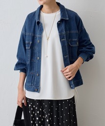 BEARDSLEY（ビアズリー）の「《2サイズ展開》袖パフGジャン（デニム 