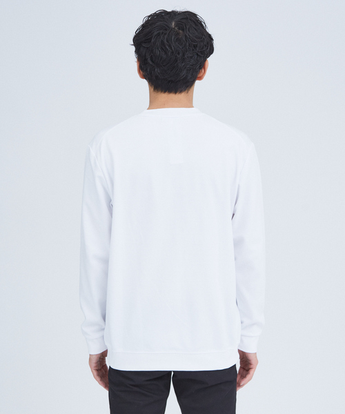 ABAHOUSE GRAY（アバハウスグレイ）の「【スムースタッチ】リブ付 長袖Tシャツ（Tシャツ/カットソー・メンズ・グレイッシュベージュ/ブラック/ホワイト/モカ/チャコールグレー・46/48）」の8枚目の写真