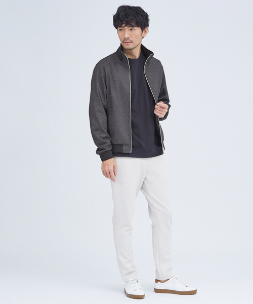ABAHOUSE GRAY（アバハウスグレイ）の「【スムースタッチ】リブ付 長袖Tシャツ（Tシャツ/カットソー・メンズ・グレイッシュベージュ/ブラック/ホワイト/モカ/チャコールグレー・46/48）」の21枚目の写真