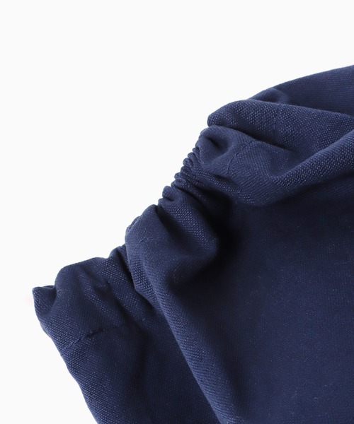PARROTT CANVAS(パロットキャンバス)の「PARROTT CANVAS/パロットキャンバス SHOES BAG シューズバッグ 巾着バッグ(エコバッグ/サブバッグ・メンズ・キナリ/ネイビー・FREE)」の10枚目の写真