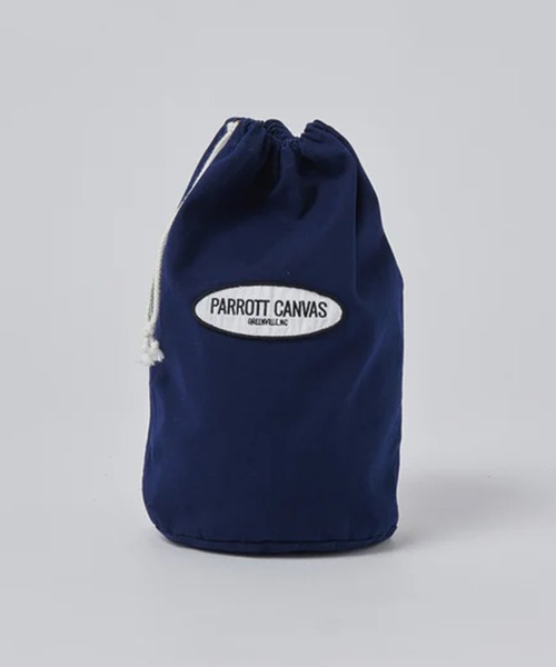 PARROTT CANVAS(パロットキャンバス)の「PARROTT CANVAS/パロットキャンバス SHOES BAG シューズバッグ 巾着バッグ(エコバッグ/サブバッグ・メンズ・キナリ/ネイビー・FREE)」の22枚目の写真