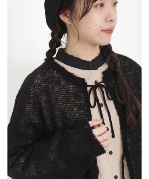 Samansa Mos2（サマンサ モスモス）の「クレリックギャザーブラウス（シャツ/ブラウス・レディース・ベージュ/ブルー/キナリ・F）」の5枚目の写真