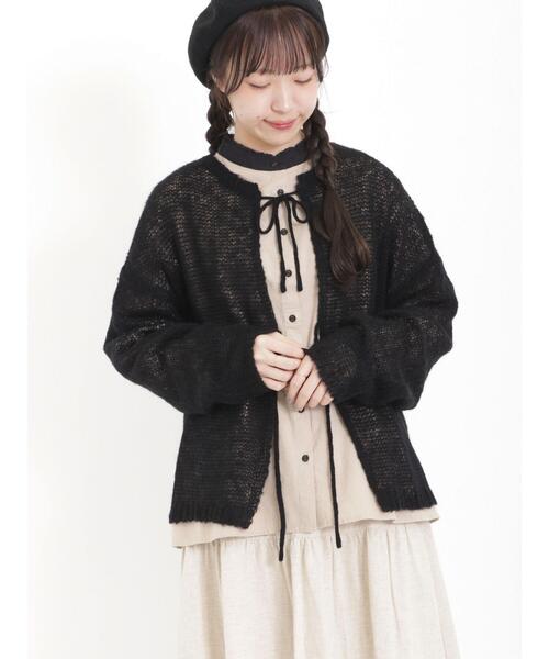 Samansa Mos2（サマンサ モスモス）の「クレリックギャザーブラウス（シャツ/ブラウス・レディース・ベージュ/ブルー/キナリ・F）」の15枚目の写真