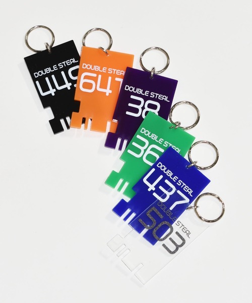 DOUBLE STEAL（ダブルスティール）の「カードキーホルダー（キーホルダー・メンズ・ブラック/パープル/オレンジ/ブルー/グリーン/クリア・FREE）」の10枚目の写真
