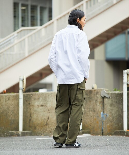 く*ん様 完売品‼️ アス別注　UScustomizedファティーグシャツ　ドラ FREAK'S STORE｜別注 オックスフォード フィッシングポケット
