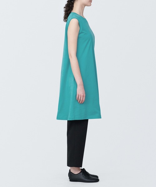 無印良品（ムジルシリョウヒン）の「婦人　天竺編みノースリーブワンピース（ワンピース・レディース・ライトグリーン/ホワイト/ブラック・XL/M/S/L）」の19枚目の写真