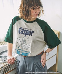 【CASPER / Richie Rich / FELIX】別注ヴィンテージ加工 グラフィックプリント半袖Tシャツ