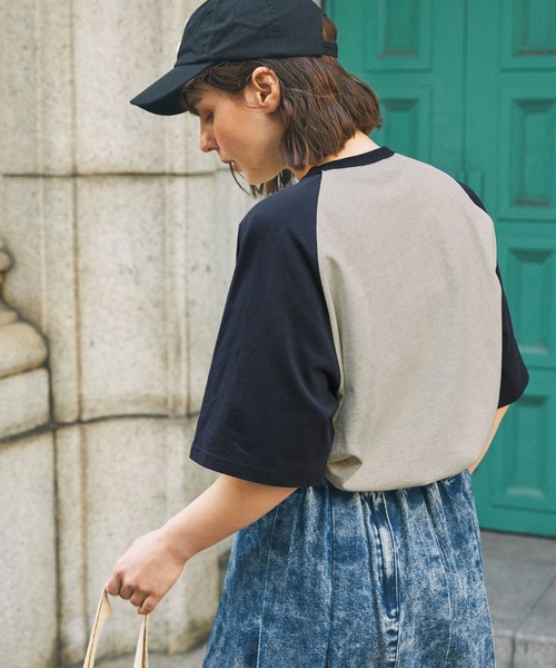 MONO-MART LADY'S(モノマートレディース)の「【CASPER / Richie Rich / FELIX】別注ヴィンテージ加工 グラフィックプリント半袖Tシャツ(Tシャツ/カットソー・レディース・グレー系1/ワイン/グリーン系1/チャコールグレー/ネイビー/ネイビー系1/ワイン系1/グレー系2/グレー系3/ブラック/グレー系4/ネイビー系2/ワイン系2/ネイビー系3・FREE)」の21枚目の写真