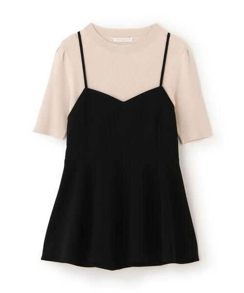 PROPORTION BODY DRESSING(プロポーションボディドレッシング)の「ペプラムキャミニットセット / 1214170316(ニット/セーター・レディース・ベージュ/ブラック・MEDIUM/SMALL)」の11枚目の写真