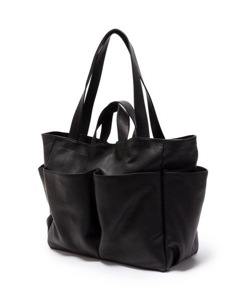 MR.OLIVE(Eagle Of Independence)(イーグルオブインデペンデンス)の「WATER PROOF WASHABLE LEATHER / LOGGER BAG (LARGE)(トートバッグ・メンズ・ブラック/ブラウン・FREE)」の12枚目の写真