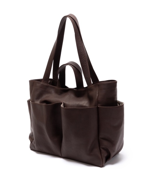 MR.OLIVE(Eagle Of Independence)(イーグルオブインデペンデンス)の「WATER PROOF WASHABLE LEATHER / LOGGER BAG (LARGE)(トートバッグ・メンズ・ブラック/ブラウン・FREE)」の13枚目の写真