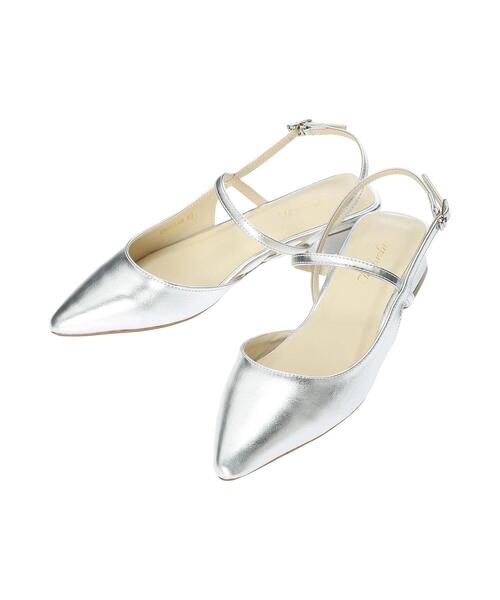 Te chichi(テチチ)の「バックストラップミュール(パンプス・レディース・シルバー/グリーン・38/37)」の5枚目の写真