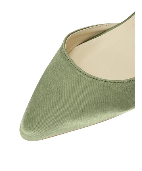 Te chichi(テチチ)の「バックストラップミュール(パンプス・レディース・シルバー/グリーン・38/37)」の9枚目の写真