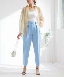 Tuche/トゥシェ  ストレッチパンツ ダブルクロス テーパード