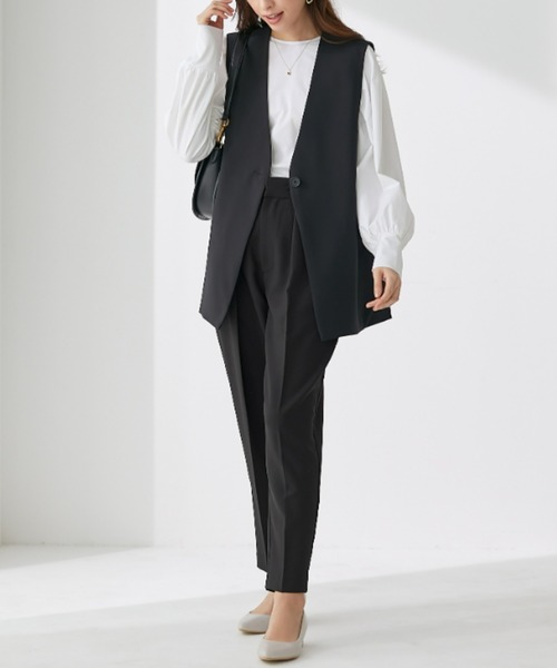 セール】Tuche/トゥシェ ストレッチパンツ ダブルクロス テーパード