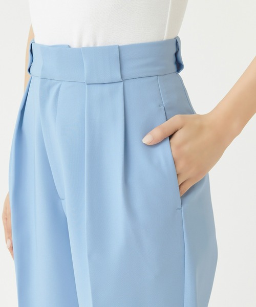 Tuche(トゥシェ)の「Tuche/トゥシェ ストレッチパンツ ダブルクロス テーパード(その他パンツ・レディース・ブラック/サックスブルー/クリーム/ネイビー/キャメル・SMALL/MEDIUM/LARGE/X-LARGE)」の19枚目の写真