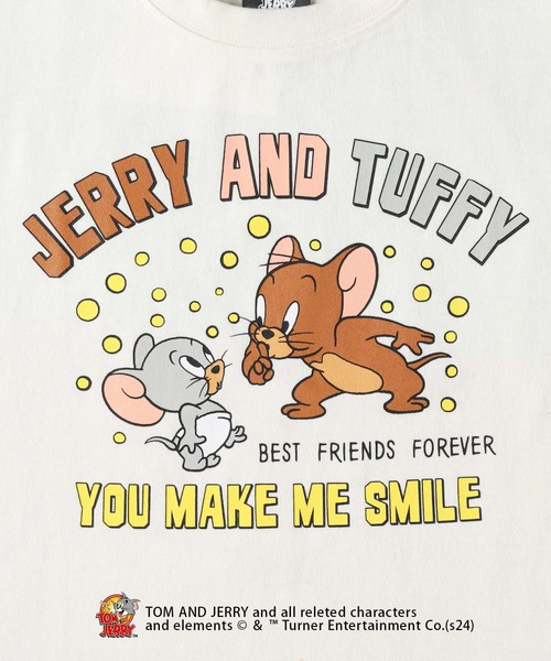 Right-on（ライトオン）の「【キャラクター】トムとジェリーＴシャツ（Tシャツ/カットソー・キッズ・ブラック/オフホワイト/イエロー・110/120/130/140/150）」の6枚目の写真