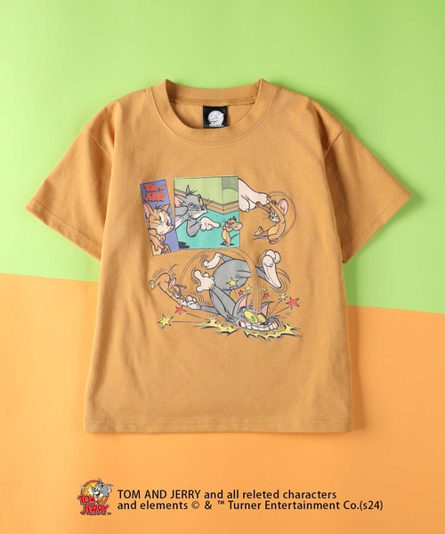 Right-on（ライトオン）の「【キャラクター】トムとジェリーＴシャツ（Tシャツ/カットソー・キッズ・ブラック/オフホワイト/イエロー・110/120/130/140/150）」の9枚目の写真