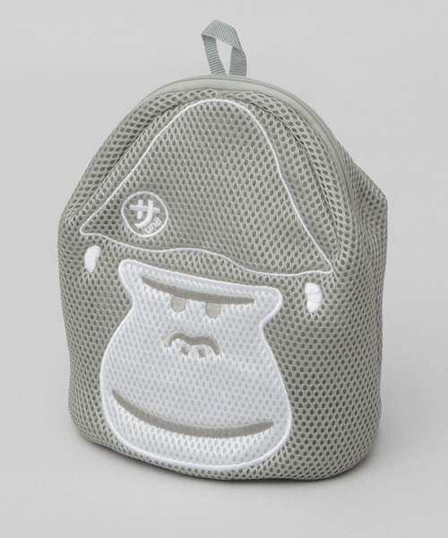 ごリラックス（ゴリラックス）の「メッシュポーチ まもるさんの洗えるポーチ（ポーチ・メンズ・グレー/ブラック・FREE）」の4枚目の写真