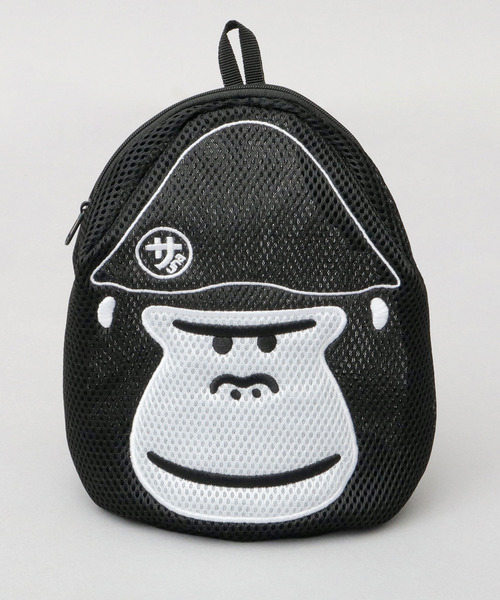 ごリラックス（ゴリラックス）の「メッシュポーチ まもるさんの洗えるポーチ（ポーチ・メンズ・グレー/ブラック・FREE）」の14枚目の写真