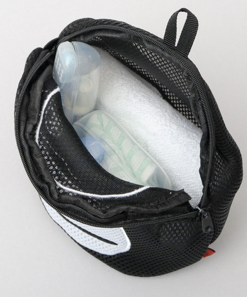 ごリラックス（ゴリラックス）の「メッシュポーチ まもるさんの洗えるポーチ（ポーチ・メンズ・グレー/ブラック・FREE）」の6枚目の写真