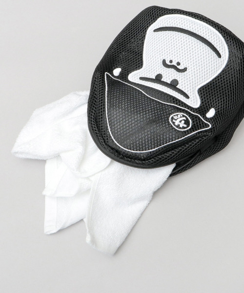 ごリラックス（ゴリラックス）の「メッシュポーチ まもるさんの洗えるポーチ（ポーチ・メンズ・グレー/ブラック・FREE）」の11枚目の写真